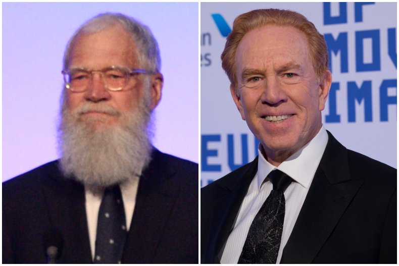 David Letterman and Alan Kalter