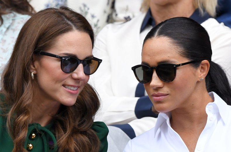 Kate Middleton and Meghan Markle at Tennis
