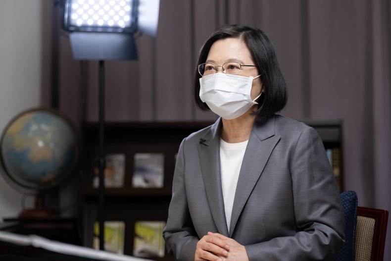 Taiwan President Tsai Pens Democracy Rallying Cry