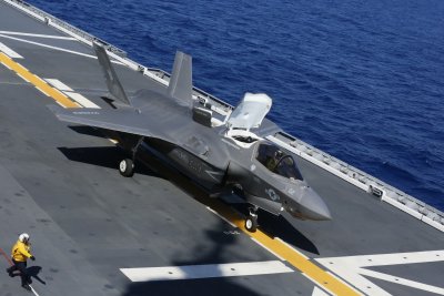 American Jets First Landing On Japanese Carrier American Jets First Landing On Japanese Carrier