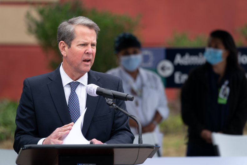 Georgia District Attorney Suspended From Office, Will Still
Draw Salary for Now 2 Brian Kemp Speaks to Media