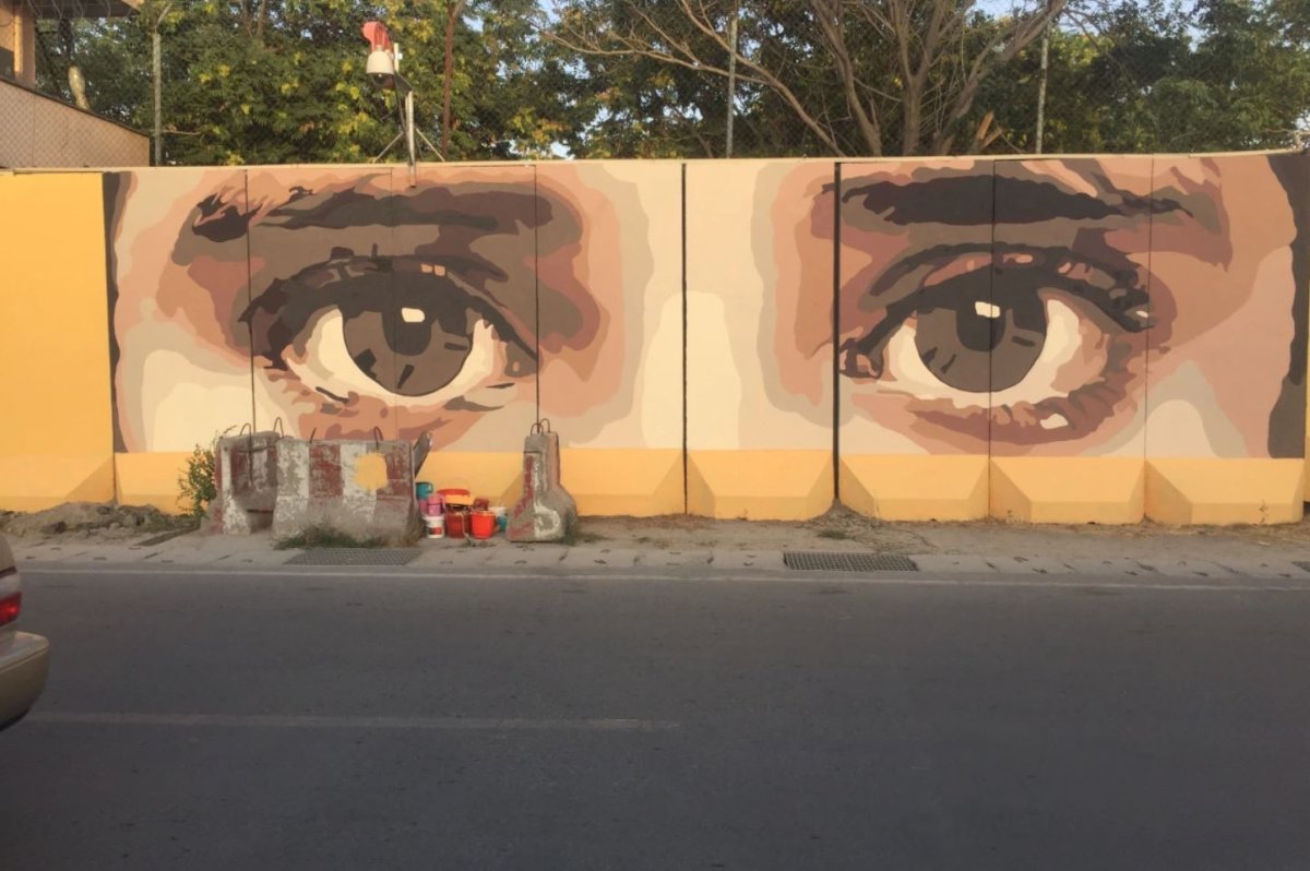 Eyes Mural Afghanistan Artlords 