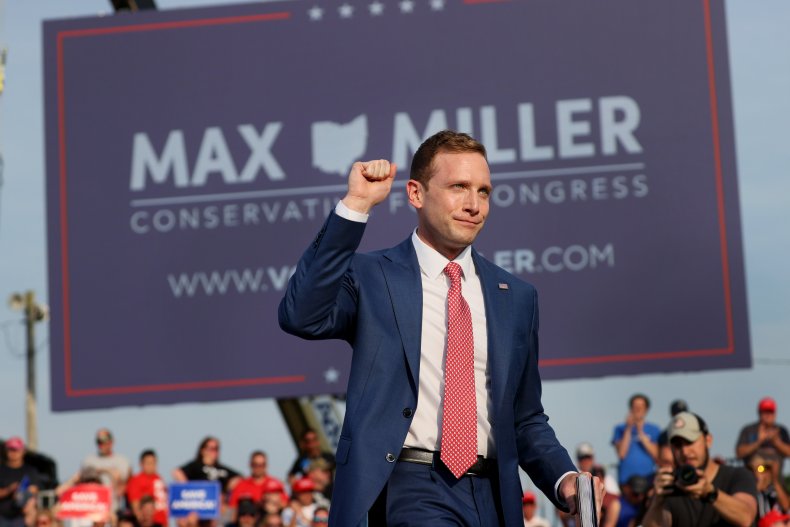   Le candidat au Congrès Max Miller Donald Trump rallie 