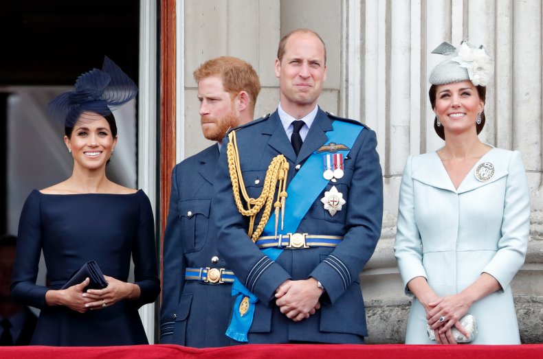 Harry and Meghan With William and Kate