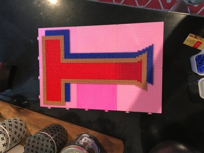 Perler bead logo Perler bead logo