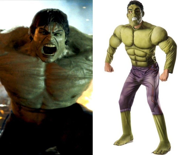 The Hulk costumes