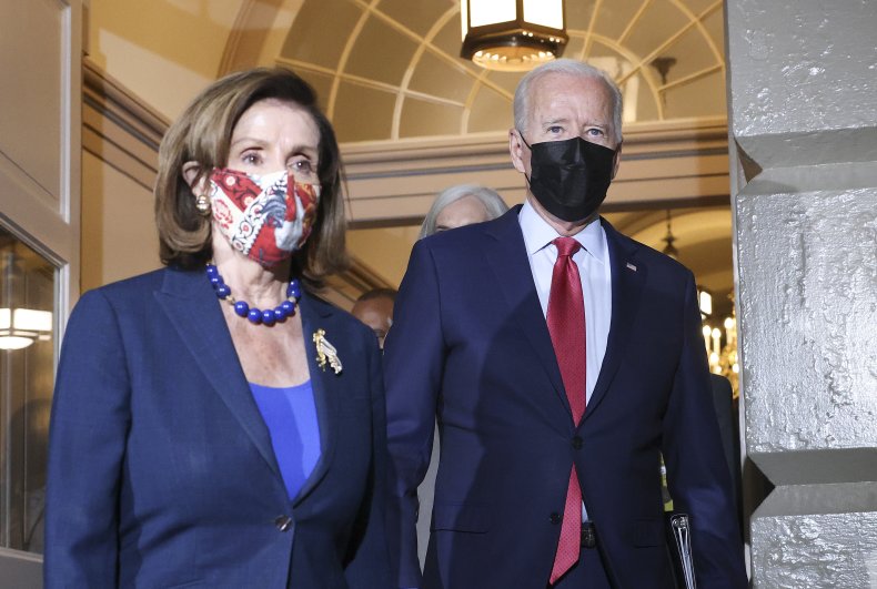 Joe Biden Pictured with Nancy Pelosi