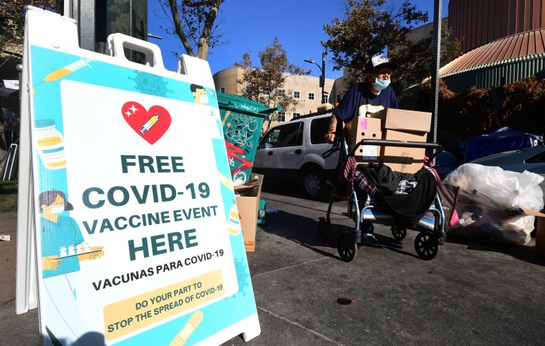 homeless vaccine LA