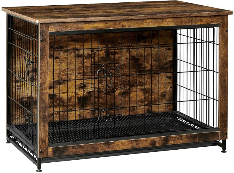 FEANDREA Wooden Dog Crate