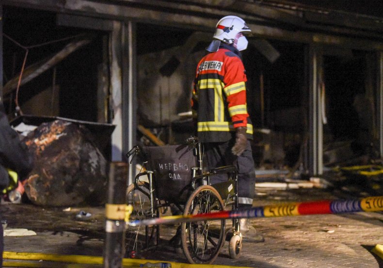 Overheated Defibrillator Sparked Oxygen-Fueled Fire That
Killed 14 in COVID-19 Hospital 2 North Macedonia Fire