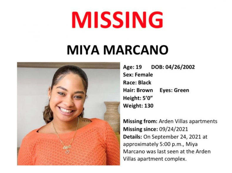 Miya Marcano Missing Person Poster Florida