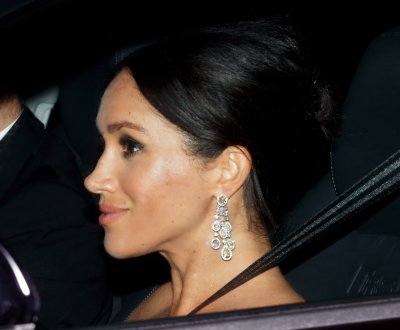 Meghan Markle Wearing MBS Earrings