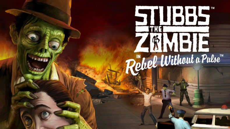 Stubbs the Zombie Keyart