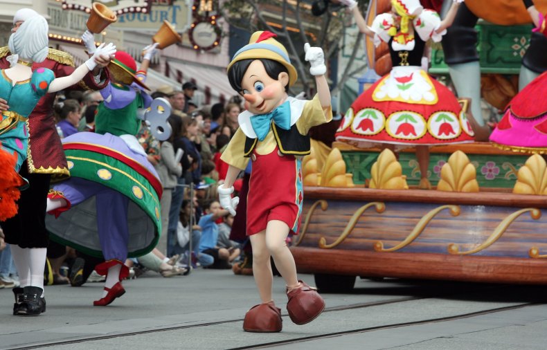 Pinocchio at Disneyland 