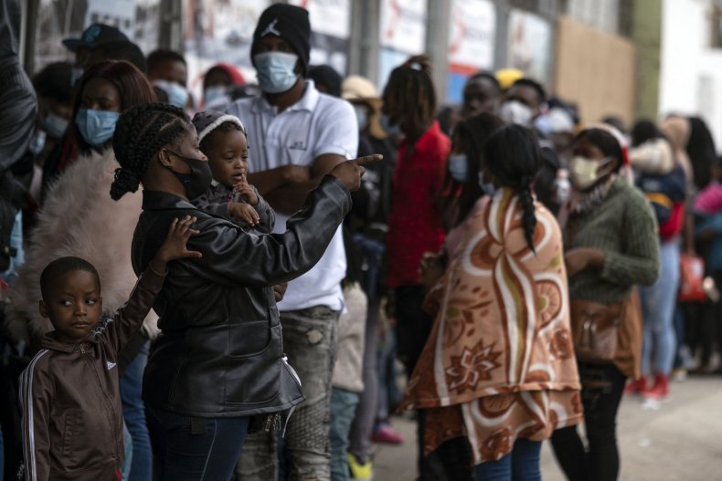 Haitian Migrants Wait in Mexico