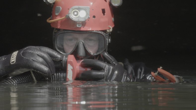 The Rescue Film Close Up Cave Diver