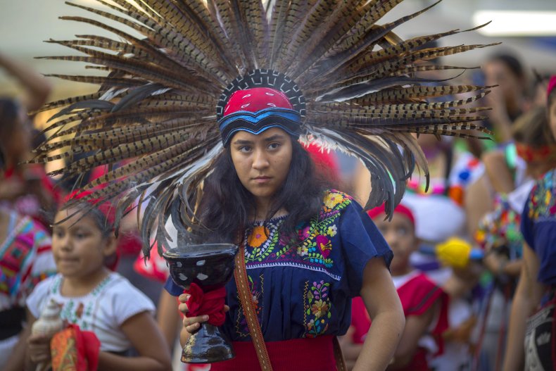Indigenous Peoples' Day in LA in 2018.