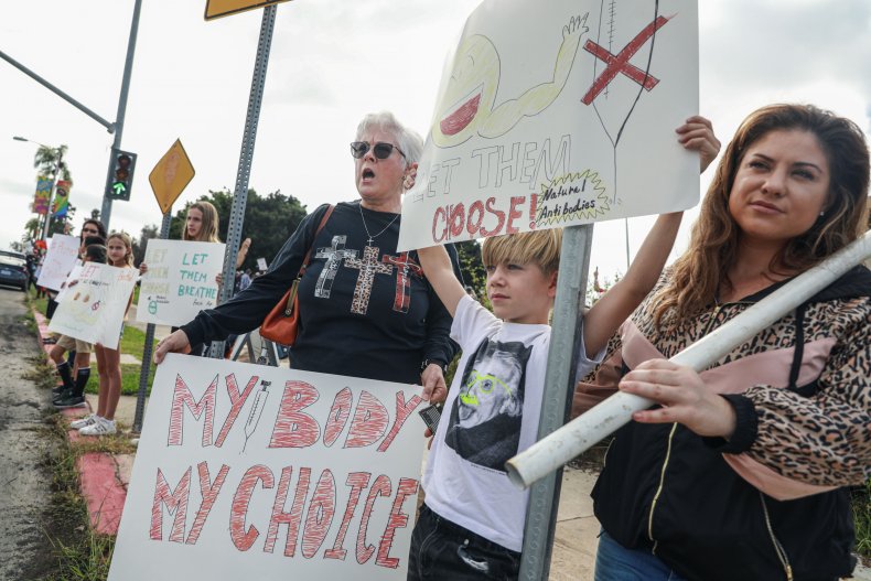 Anti-vaccine mandate protest