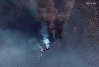 Cumbre Vieja erupting on La Palma.