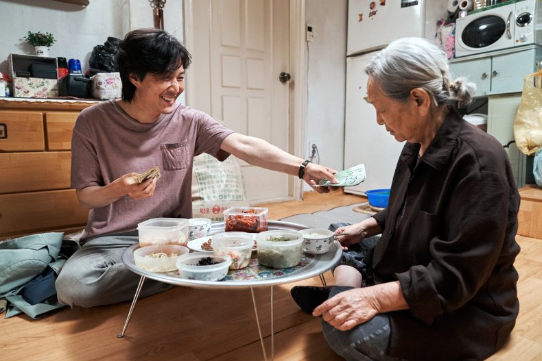A still of "squid game" on Netflix.