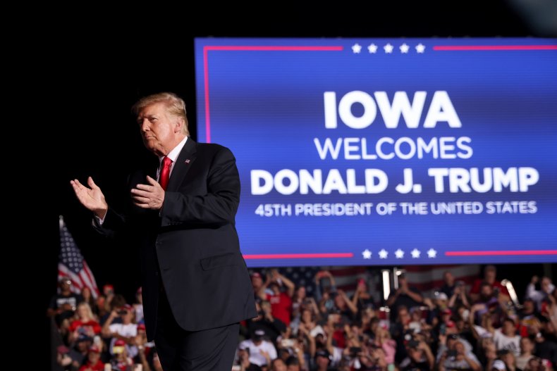 Donald Trump Iowa Des Moines MAGA Republican