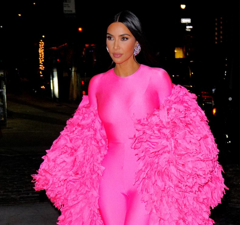 Kim Kardashian arrives at the SNL afterparty