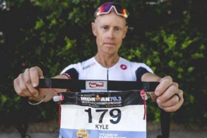 Kyle Brown completed an Ironman with ALS