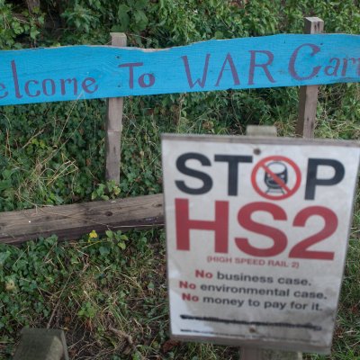 HS2 protesters blockade themselves in tunnel