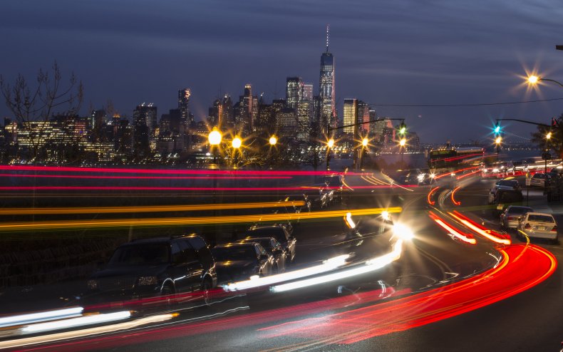 Traffic moves along Boulevard East