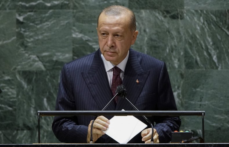 Erdogan addresses U.N.