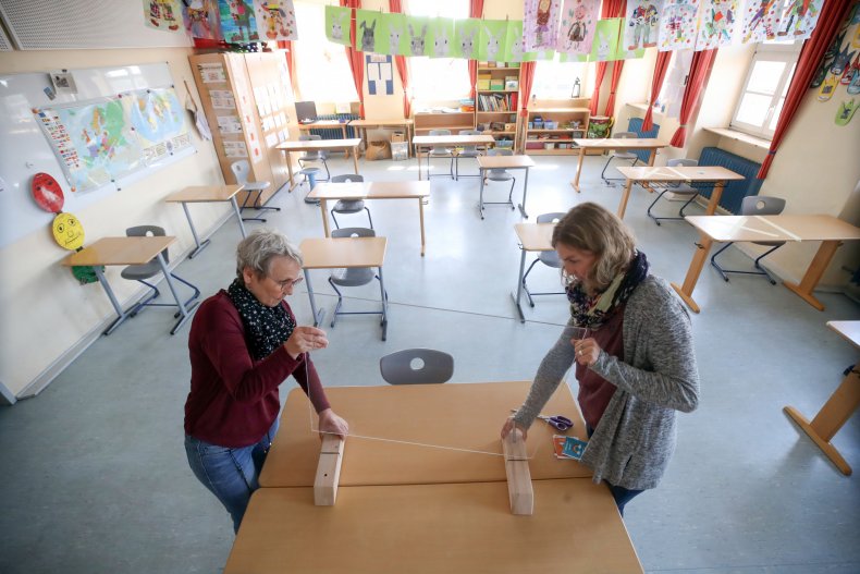 Schools Prepare To Reopen As Coronavirus Restrictions