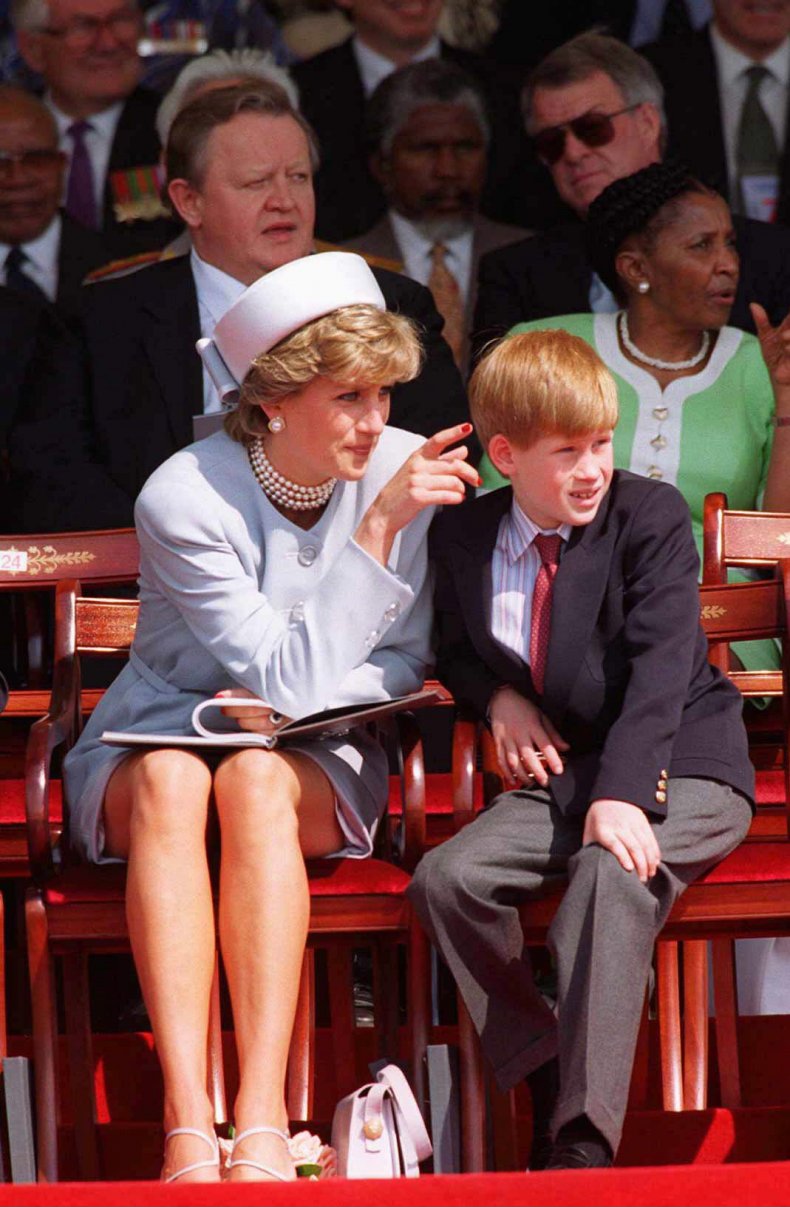 Princess Diana With Prince Harry