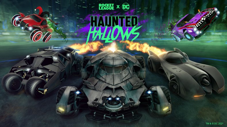 Rocket League Haunted Hallows Keyart