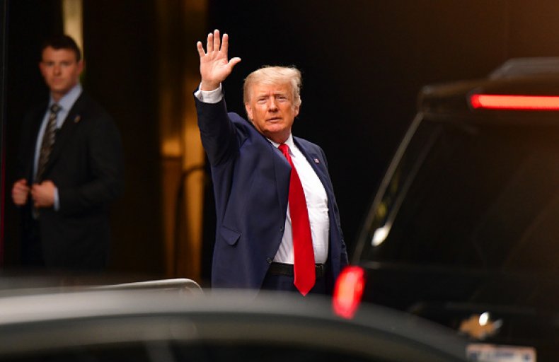 Donald Trump Bill De Blasio NYC Golf