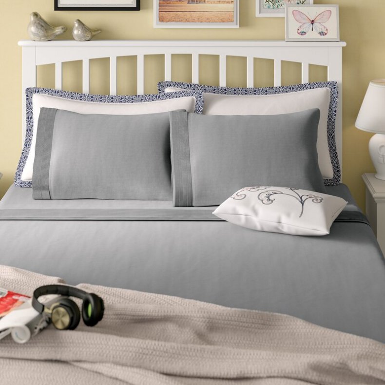 The Laurel Foundry Modern Farmhouse Microfiber Sheet