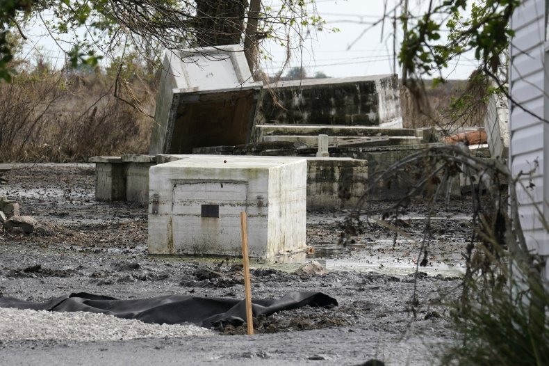 Louisiana Caskets Unburied by Floods