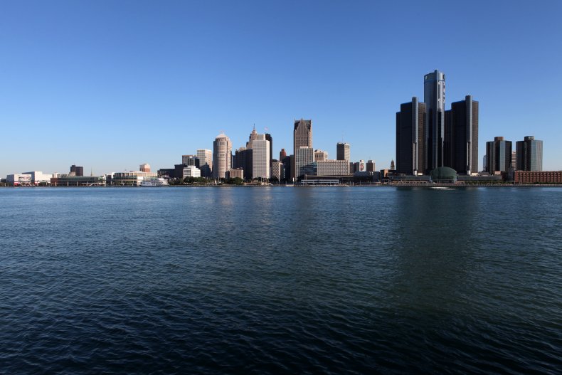 Downtown Detroit skyline