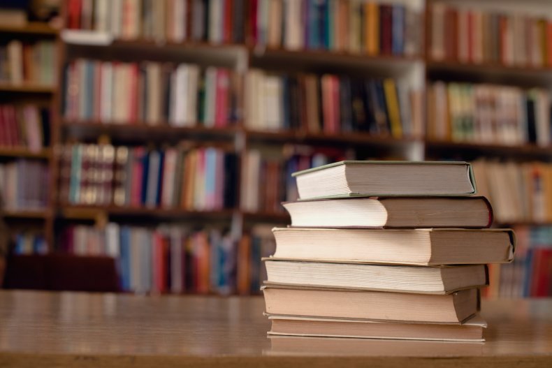 Stock photo of a library