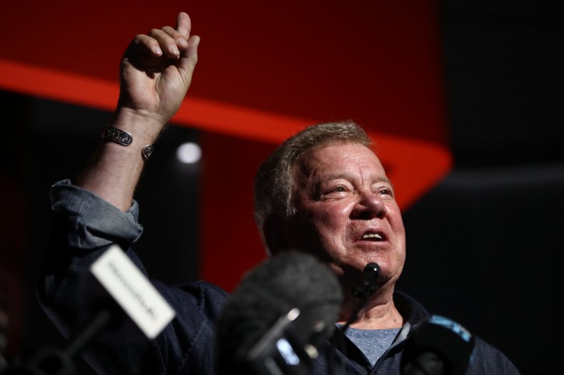 William Shatner Space Flight Star Trek Reactions