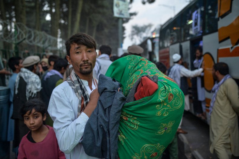 Displaced people in Kabul Afghanistan winter crisis