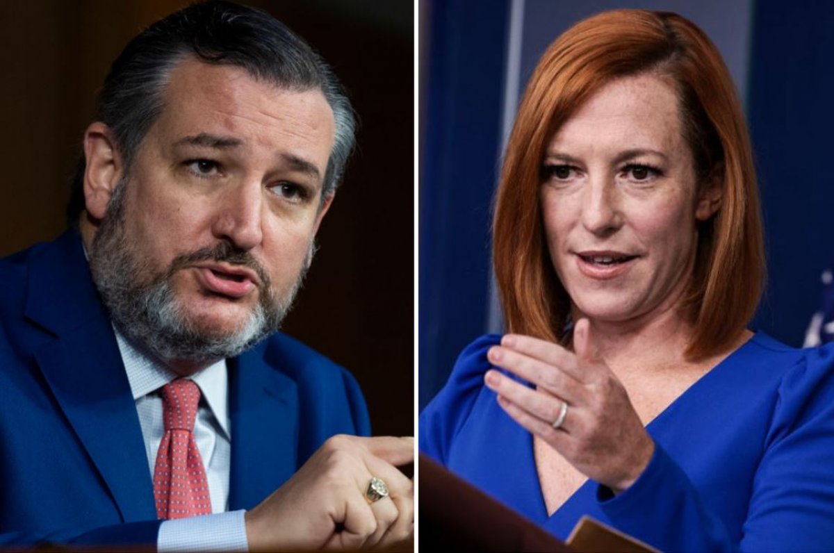 Jen Psaki mocked Senator Ted Cruz