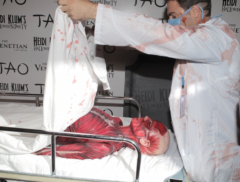 Heidi Klum at her 2011 Halloween Party