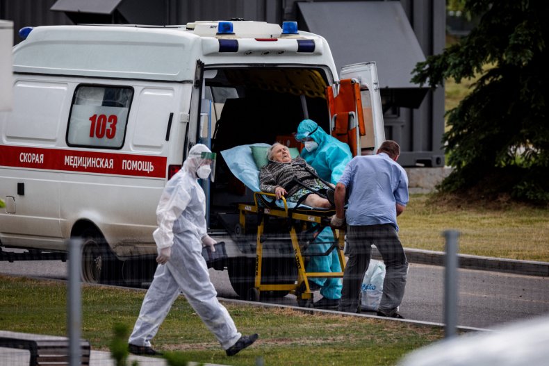 Hospital staff in Russia overwhelmed