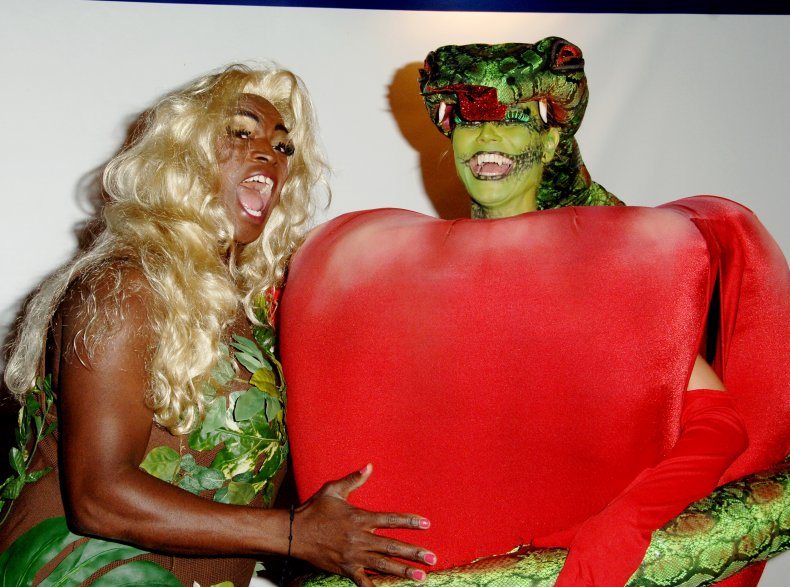 Seal and Heidi Klum at Halloween Party