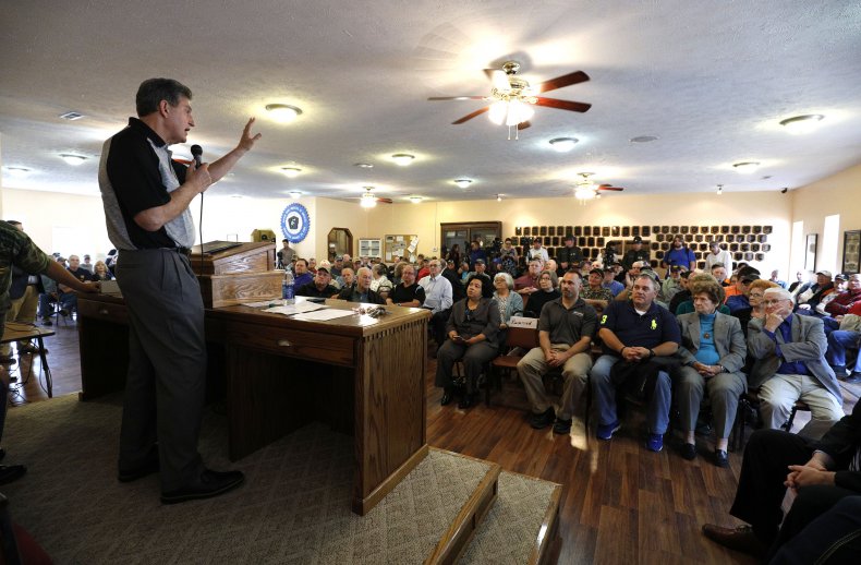 Sen. Joe Manchin Holds Town Hall Meeting
