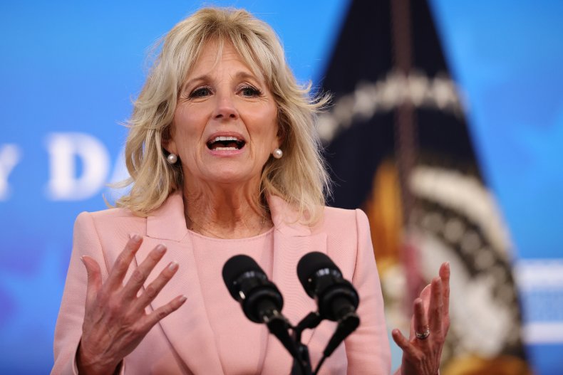 First Lady Jill Biden Delivers Remarks