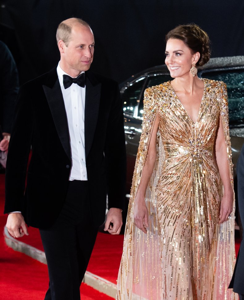 Prince William, Kate Middleton at James Bond