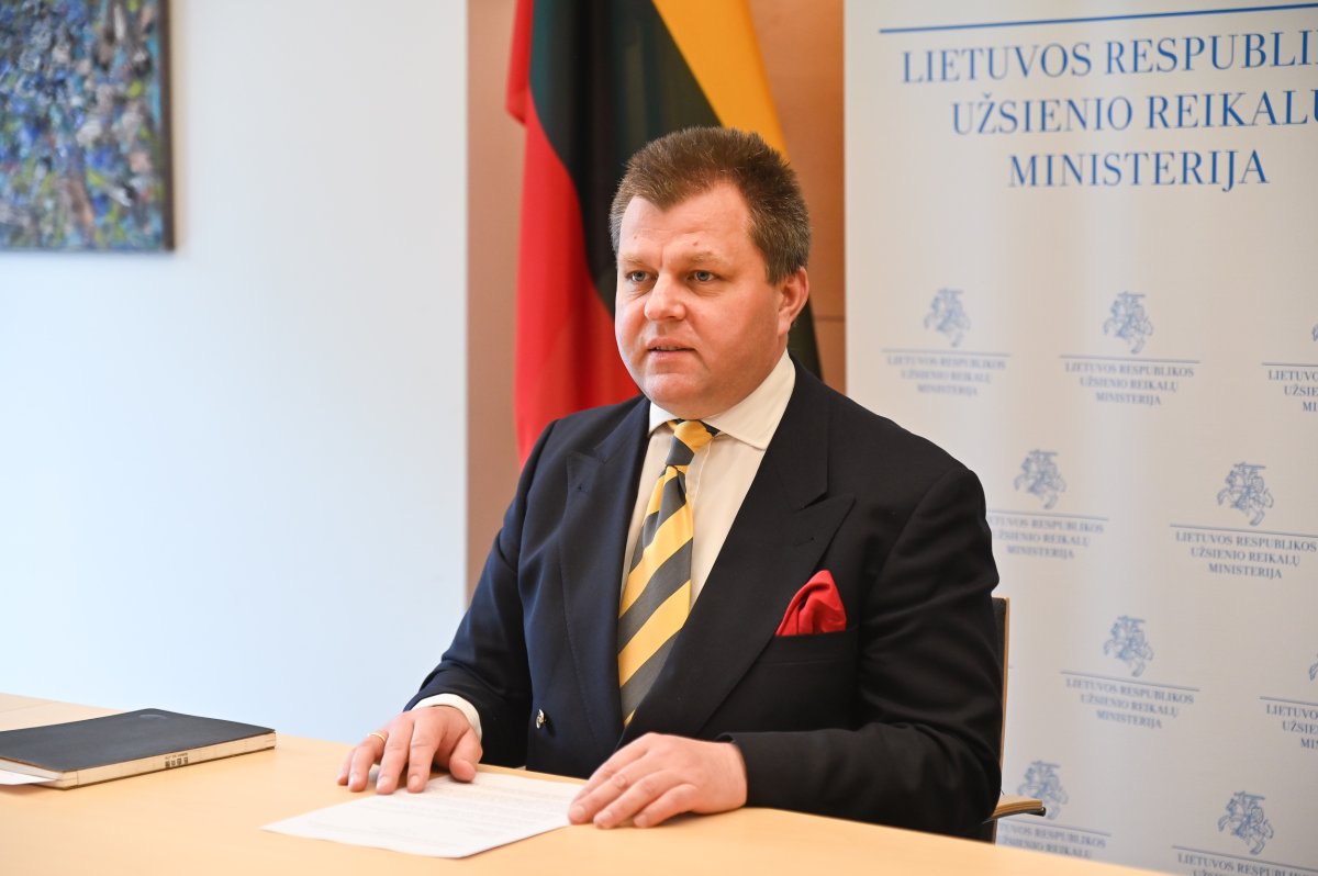 Lithuanian vice minister Mantas Adomėnas Nord Stream