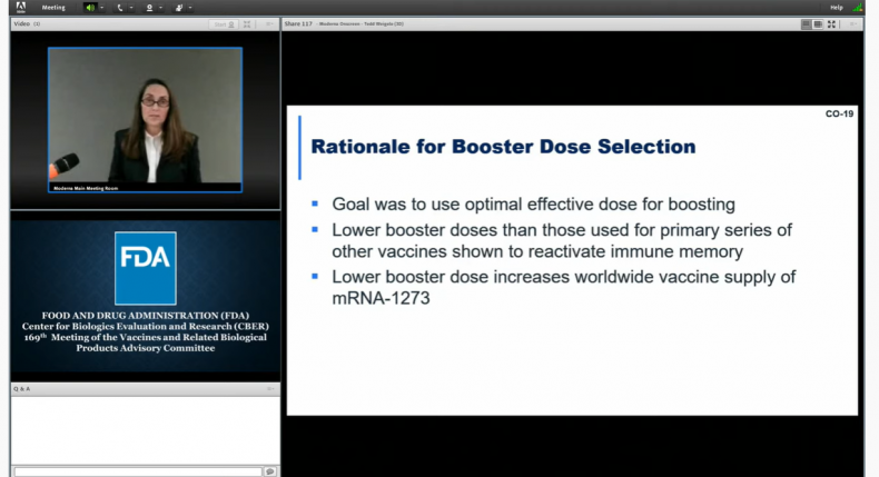 Moderna Booster Dose