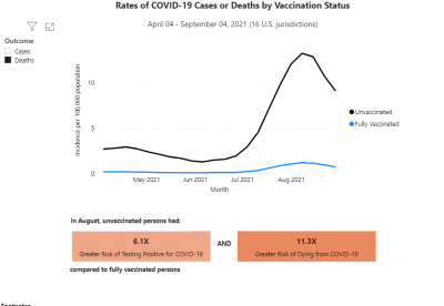 COVID-19 Deaths by Vaccine Status